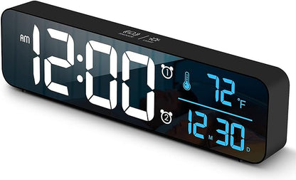Hournor Digital Clock for Bedroom, Digital Wall Clock for Living Room Decor by HournorDigitalClock