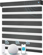 Smart Zebra Blinds for Windows, Alexa Motorized Blinds by JaeJaes
