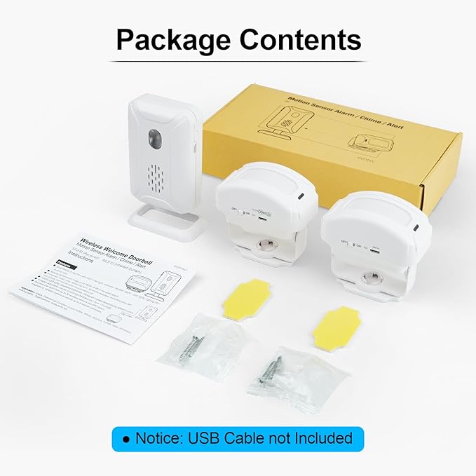 GREENCYCLE Motion Doorbell, Door Chime - Image 9