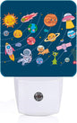 FSHVQKD Cute Space Doodle Night Light, Plug-in Nightlights Auto Sensor Night by Unknown
