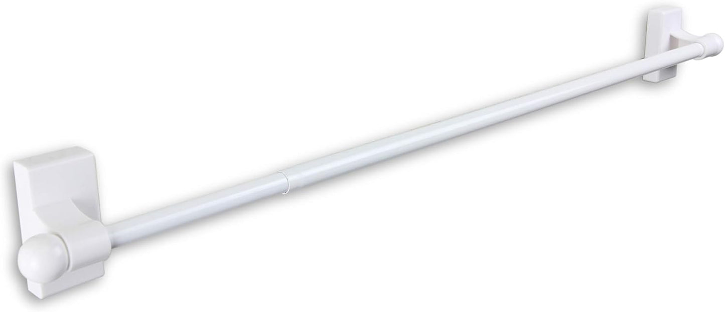 Magnetic Rod 17-30 inch - White