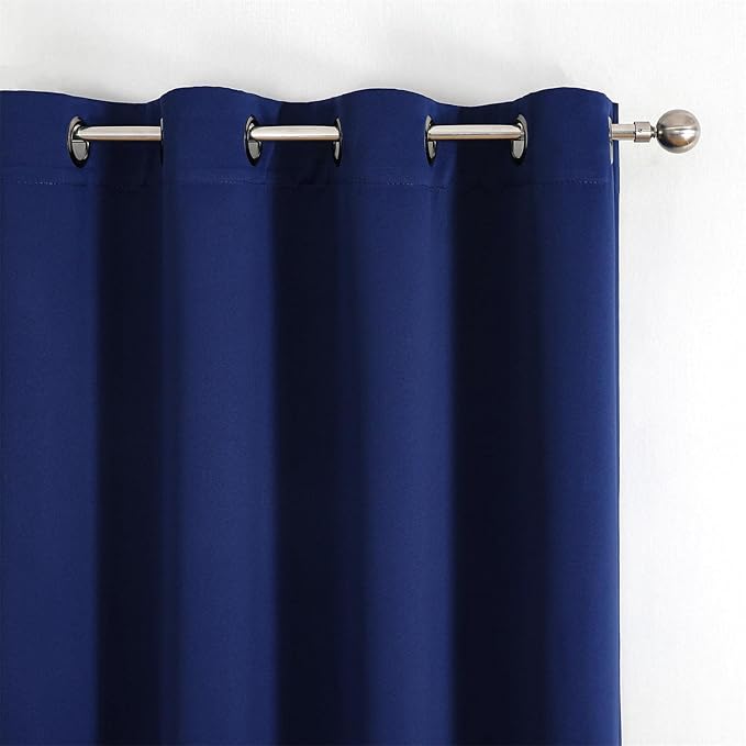 MIUCO Room Darkening Grommet Thermal Insulated Blackout Window Curtains Panels - Image 6