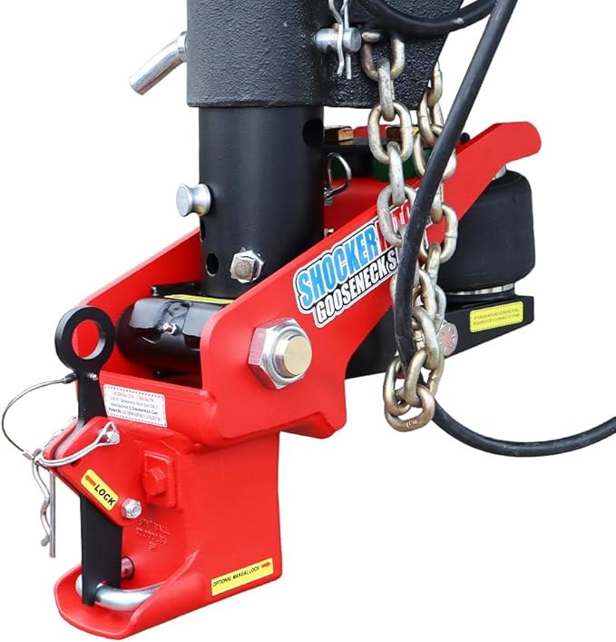 Shocker 30K Gooseneck Surge Air Hitch & Shift Lock Coupler by ShockerHitch