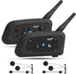 EJEAS V6 Pro Motorcycle Bluetooth Headset, Upgraded 2 Riders Intercom Helmet by EJEAS