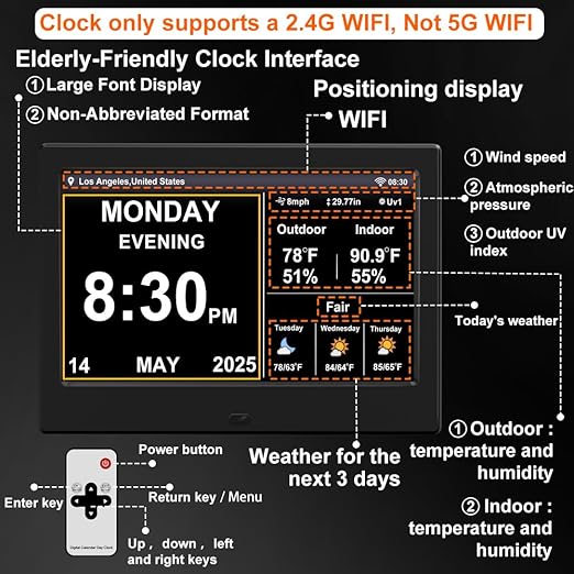 FEYBYLA 2025 New Digital Clock - Image 2