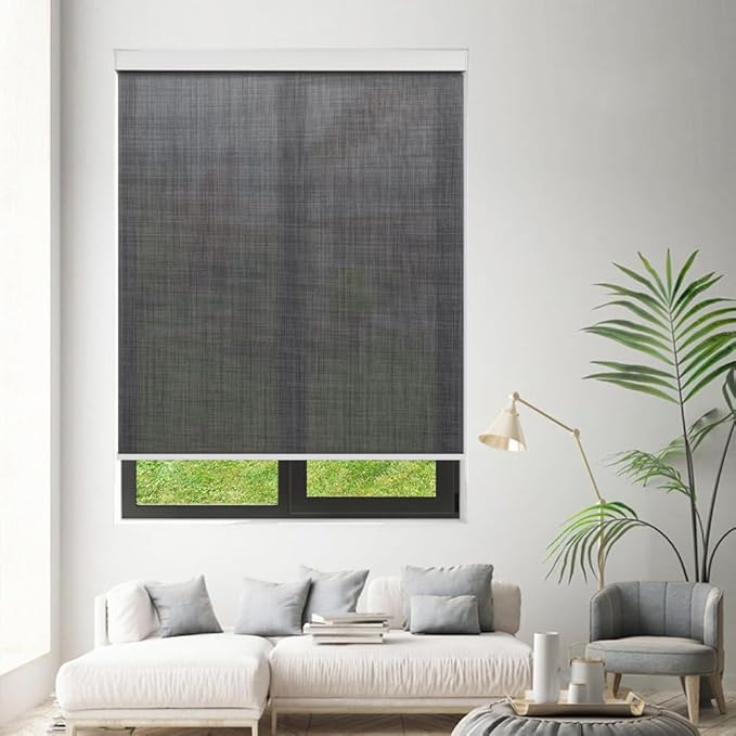 Tipiace Motorized Blinds with Remote Window Roller Shade Wireless Rechargeable - Image 4