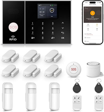 LWOHSI Alarm System for Home Security, Wireless Home Security Systems by LWOHSI