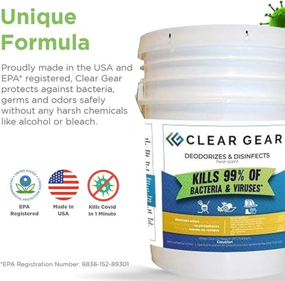 Clear Gear Disinfectant Spray, Mat Cleaner, and Deodorizer - Image 7