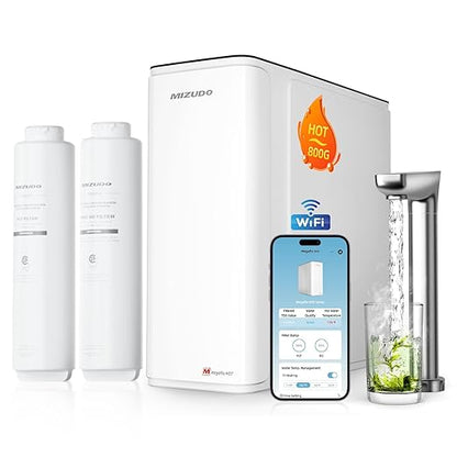 MIZUDO Smart WiFi 800GPD Tankless Reverse Osmosis System, 9 Stage Reverse by CreatingComfortableLiving
