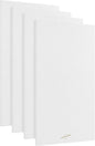 AudioSilk Acoustic Panels, 4 Pack ROOM KIT, Pure White by AudioSilk