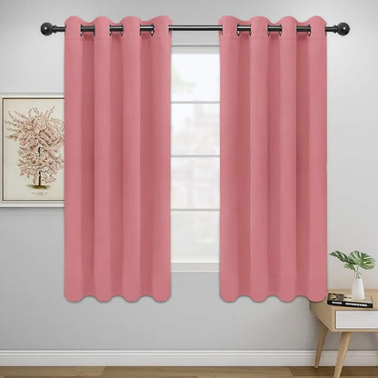 Easy-Going Blackout Curtains for Bedroom, Solid Thermal Insulated Grommet and by Easy-Going
