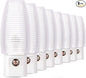 Emotionlite 8 Pack Plug in Night Light, Warm White LED Nightlight, Dusk to Dawn by Emotionlite