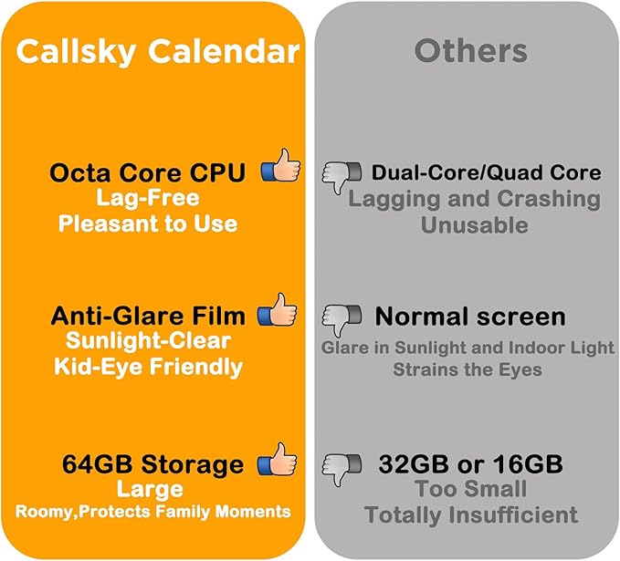 Callsky-Tech 15.6 Inch Digital Calendar - Image 3