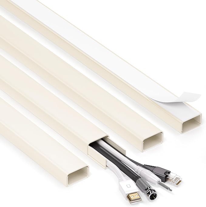 66in Large Wire Hiders for TV on Wall for 3-4 Cords by ZhiYo
