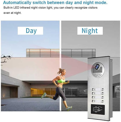 ANJIELO SMART Wired Video Multifamily Apartment Intercom System, - Image 7