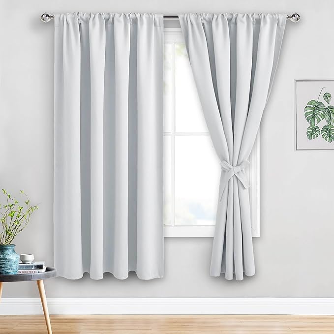 JIUZHEN Curtains for Bedroom by JIUZHEN