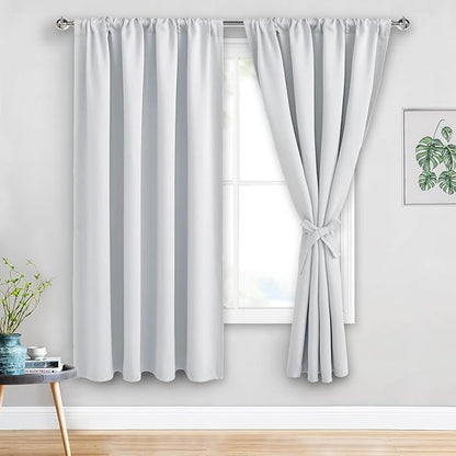 JIUZHEN Curtains for Bedroom by JIUZHEN