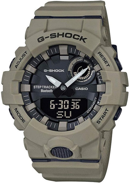 g-shock casio move analog-digital watch gba800uc shown in use