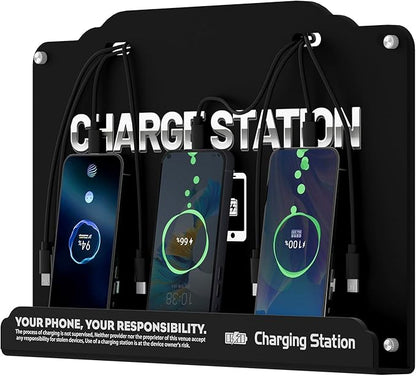 Wall Mounted 8 Port Charging Station by Unknown