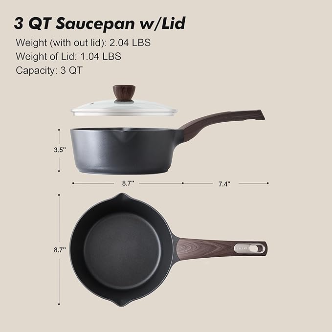 SENSARTE Nonstick Sauce Pan - Image 7
