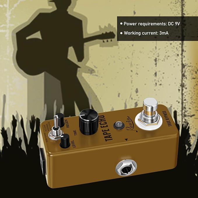 Rowin Tape Echo Delay Digital Guitar Effect Pedal - Image 5
