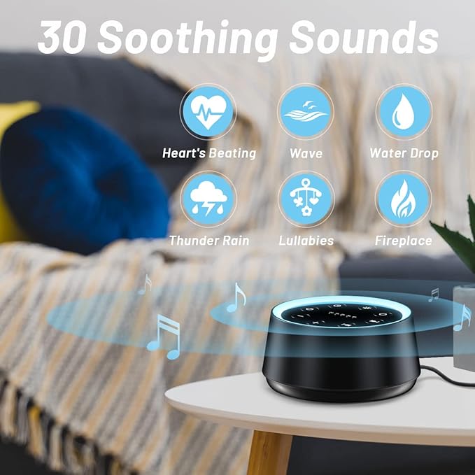 EasyHome Sleep Sound Machine White Noise Machines - Image 2