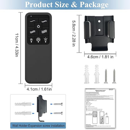 Replacement Remote for Westinghouse 7787900, 4-Speed Black Ceiling Fan Remote - Image 7