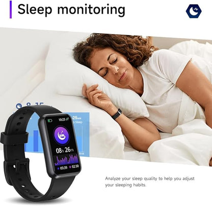 USMECBL Fitness Trackers, Blood Oxygen Heart Rate Sleep Monitor, Smart Band - Image 5