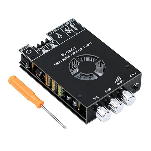 Hosyond ZK-1602T 2.0 Channel Bluetooth 5.0 Amplifier Board 160W+160W Stereo by Hosyond