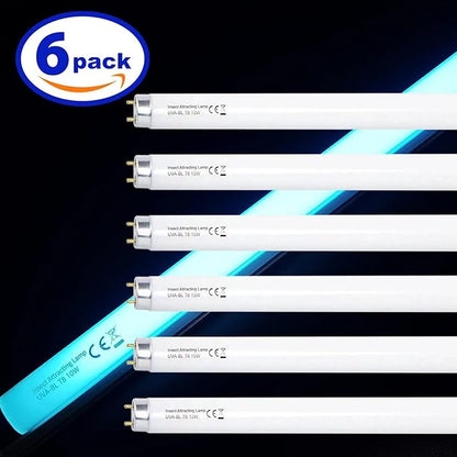 6 Pack T8F10W BL 10W Replacement Bulbs T8 10 Watts Fluorescent Tube - Image 7