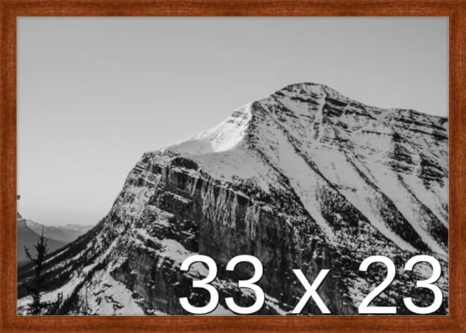 Frame It Easy 33 x 23 Russet Wood Frame by FrameItEasy