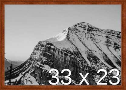 Frame It Easy 33 x 23 Russet Wood Frame by FrameItEasy