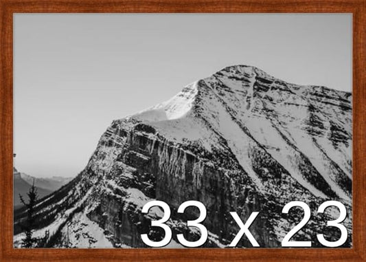 Frame It Easy 33 x 23 Russet Wood Frame by FrameItEasy