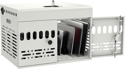 12-Device Charging Cabinet -Lockable Charging Station by MetaTeel