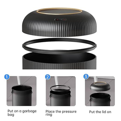 URALFA Motion Sensor Trash Can - Image 2