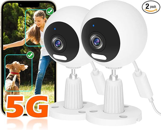 5G/2.4G Indoor/Outdoor Security Camera by GUOANVISION