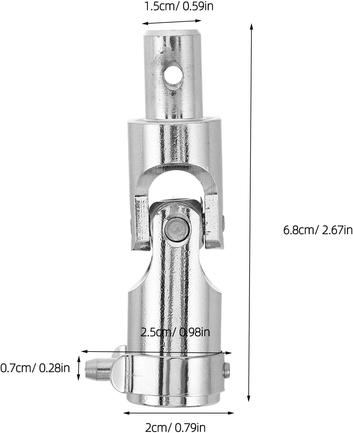 PRETYZOOM Heavy Duty Joint Coupler for Hand Crank Window Opener Metal Shaft Coupling with Smooth Rotation Stable and Quiet Performance for Awning and Roller Shutter Replacement
