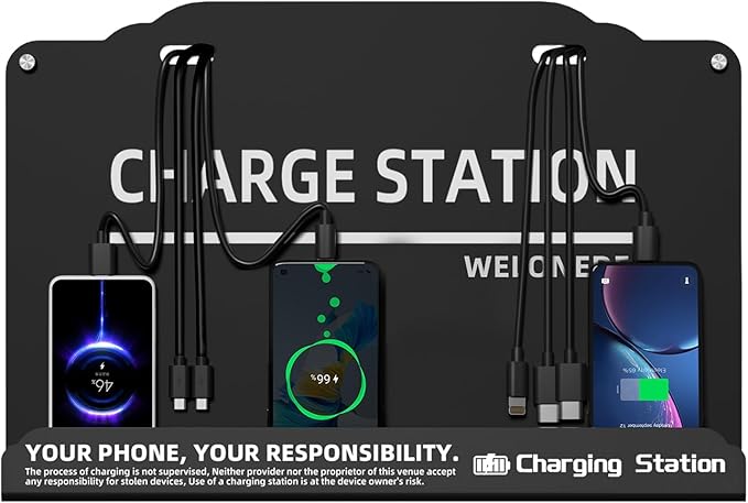 Wall Mounted Cell Phone Charging Station Mobile Phone Charging Station | Fast - Image 2