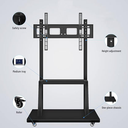 Mobile TV Cart, Rooling TV Stand - Image 8