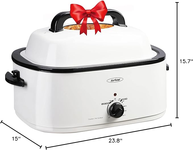 Sunvivi 26-Quart Roaster Oven, Electric Roaster Oven - Image 9