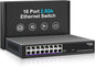 16 Port 2.5Gb Ethernet Switch Unmanaged, NICGIGA 16 Port 2.5G Network Switch by NICGIGA