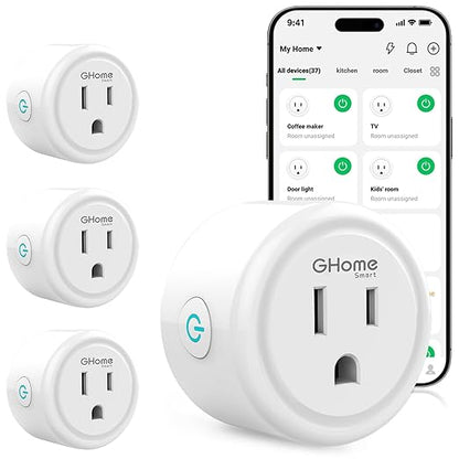 GHome Smart Plug, WiFi Smart Plugs Work by GhomeSmart