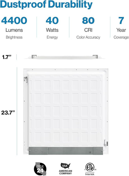 Sunco 24 Pack 2x2 LED Flat Panel Light - Image 6