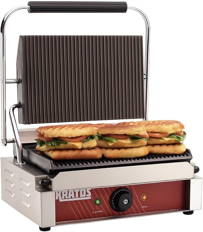 Kratos Commercial Electric Panini Sandwich Grill - Image 2