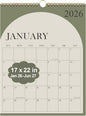Large Calendar 2026 with Spiral Bound by Runtioval
