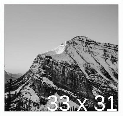 Frame It Easy 33 x 31 White Wood Frame by FrameItEasy