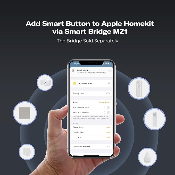 THIRDREALITY ZigBee Smart Button Blue, 3-Way Remote Control, Require Zigbee hub - Image 6