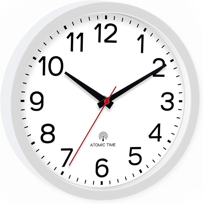 AKCISOT Atomic 10 Inch Wall Clock Analog Clocks - Image 2
