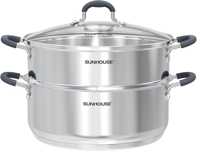SUNHOUSE - 5.5 Quart Steamer Pots by SUNHOUSE