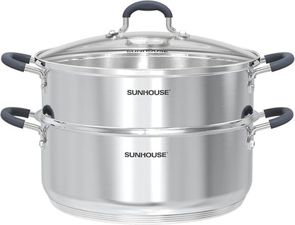 SUNHOUSE - 5.5 Quart Steamer Pots by SUNHOUSE